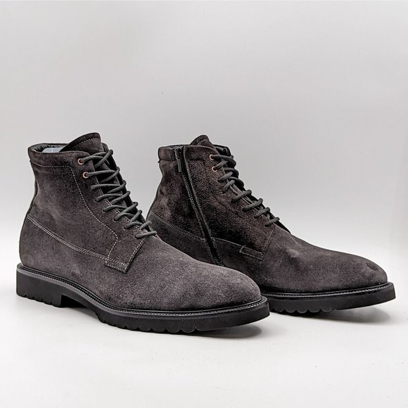 Good Man Brand Shoes Good Man Brand Men Edge Laceup Grey Fine Suede